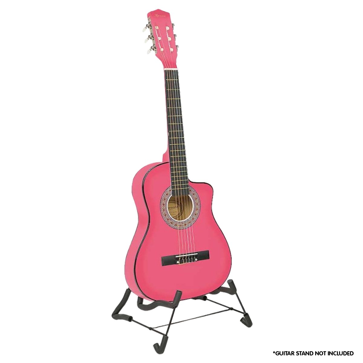 Karrera Childrens 34in Acoustic Guitar Kids - Pink