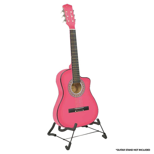 Karrera Childrens 34in Acoustic Guitar Kids - Pink