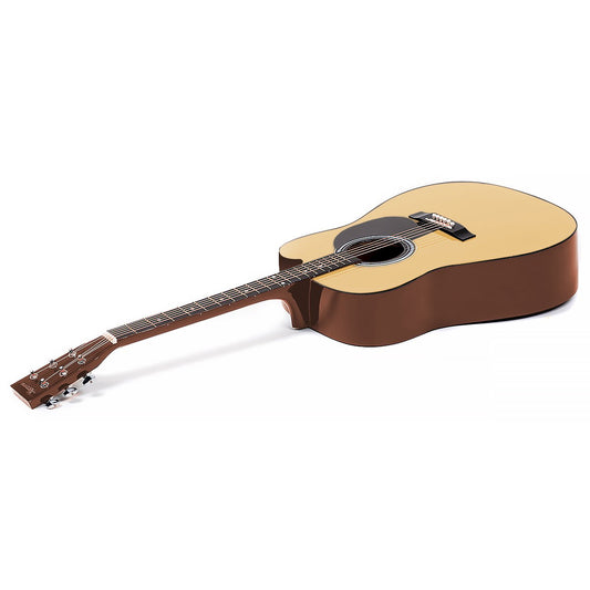 Karrera 38in Cutaway Acoustic Guitar with Carry Bag - Natural