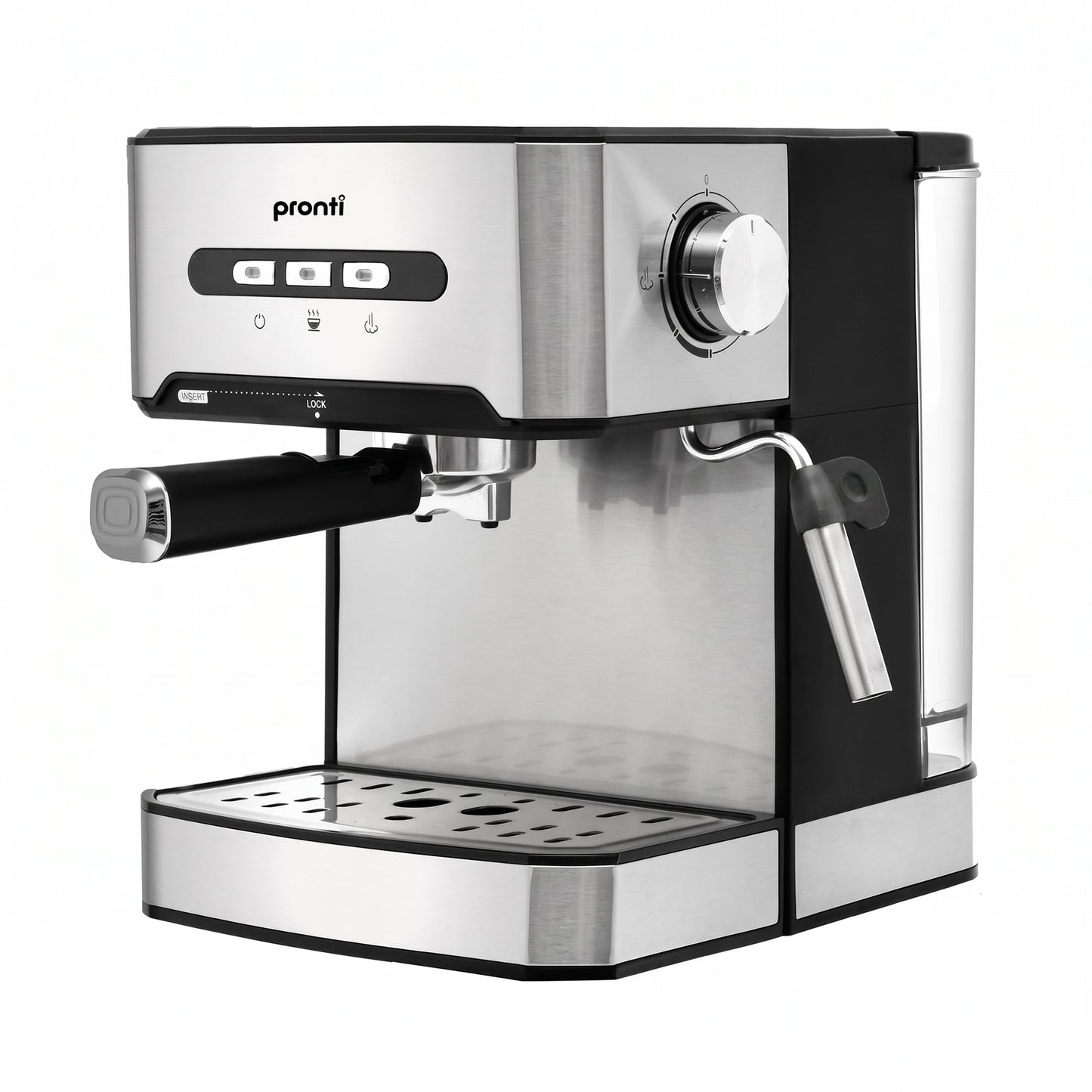Pronti 1.6L Automatic Coffee Espresso Machine with Steam Frother