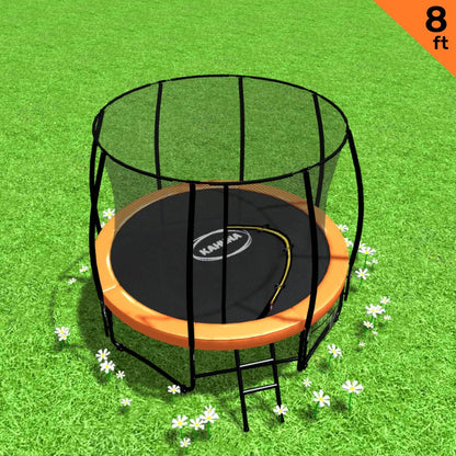 Kahuna 8 ft Trampoline Spring Outdoor - Orange