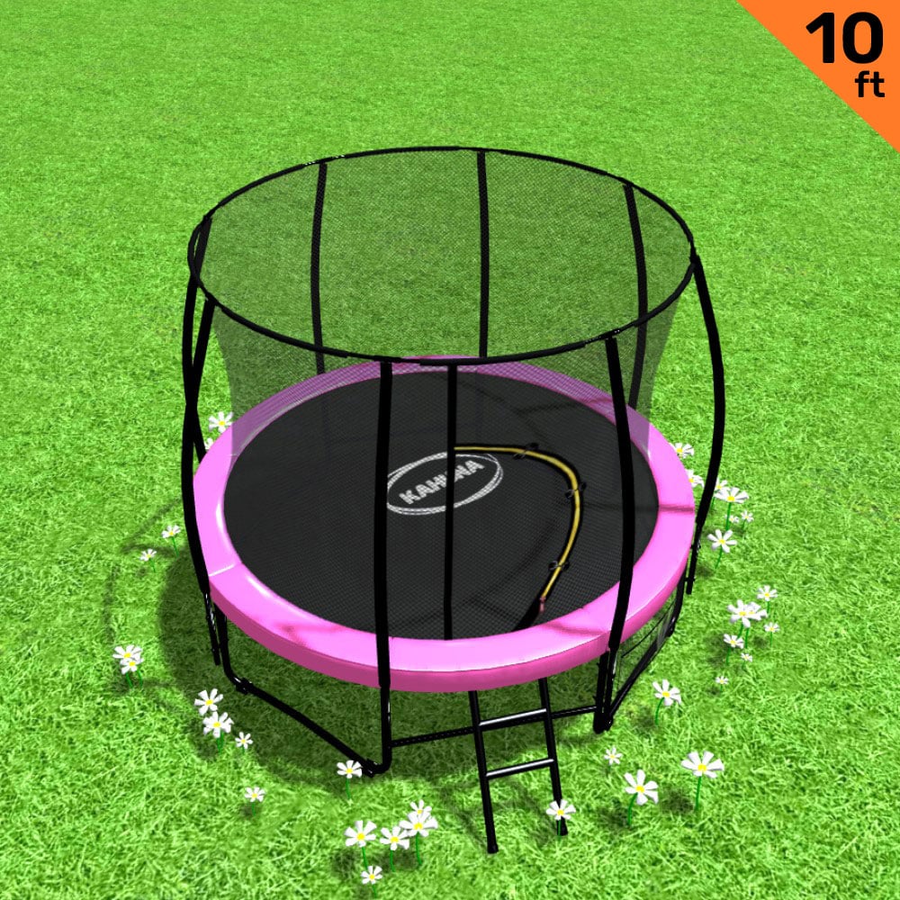 Kahuna 10 ft Trampoline - Pink