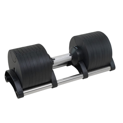 Powertrain Eon Dial Up 45KG Adjustable Dumbbell - Black