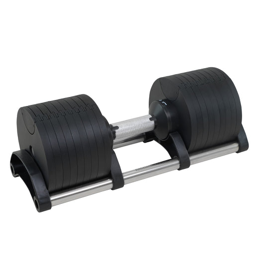 Powertrain Eon Dial Up 45KG Adjustable Dumbbell - Black