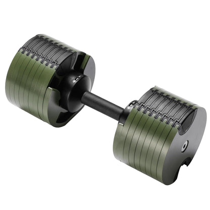 Powertrain Eon Dial Up 45KG Adjustable Dumbbell - Green