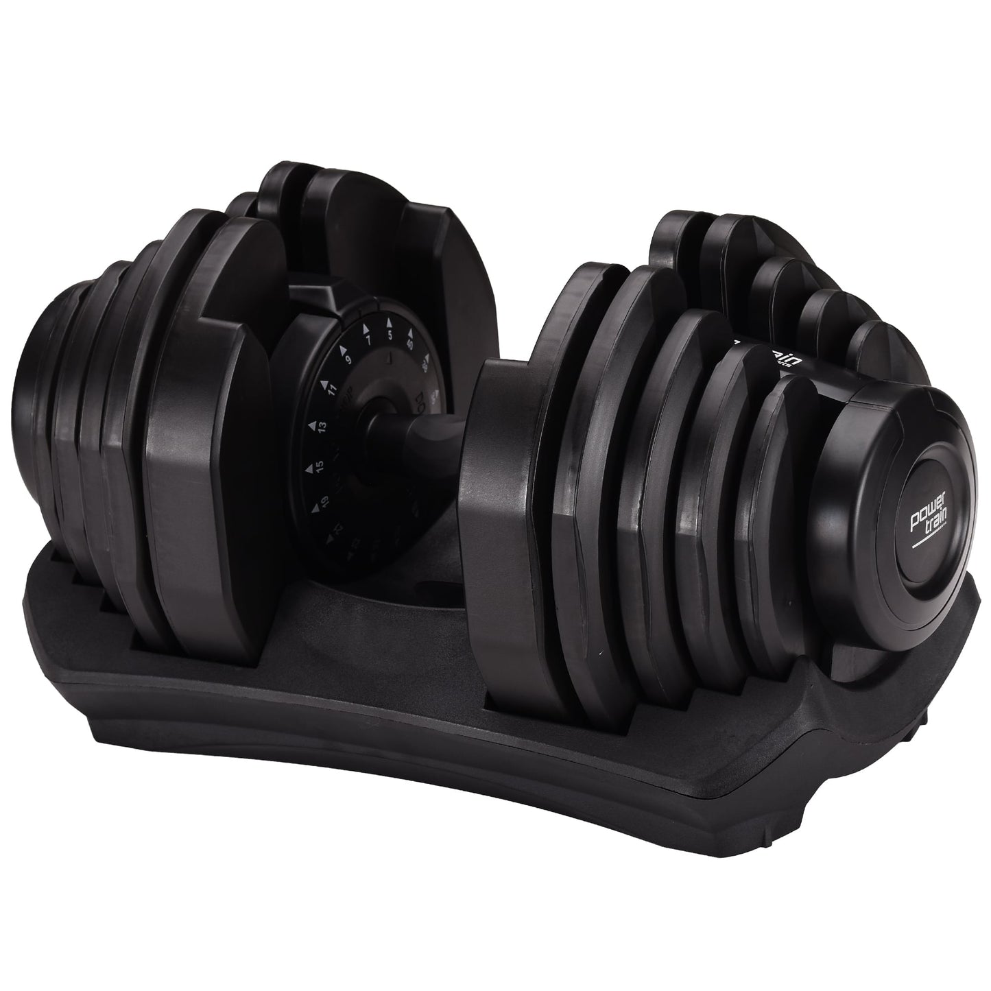 1x 40kg Powertrain Adjustable Dumbbell