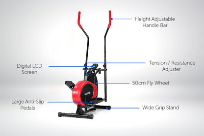 Powertrain Elliptical Cross Trainer Bike