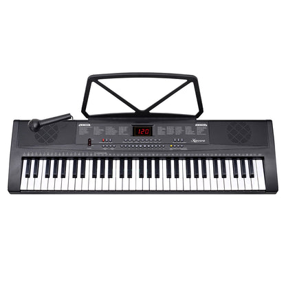 Karrera 61-Key Electronic Piano Keyboard 75cm - Black