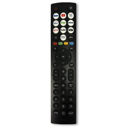 Hisense ERF2AK36H Genuine Original TV Remote Control T402844 Replacement Remote for Q6NAU and U6NAU Hisense TV Black