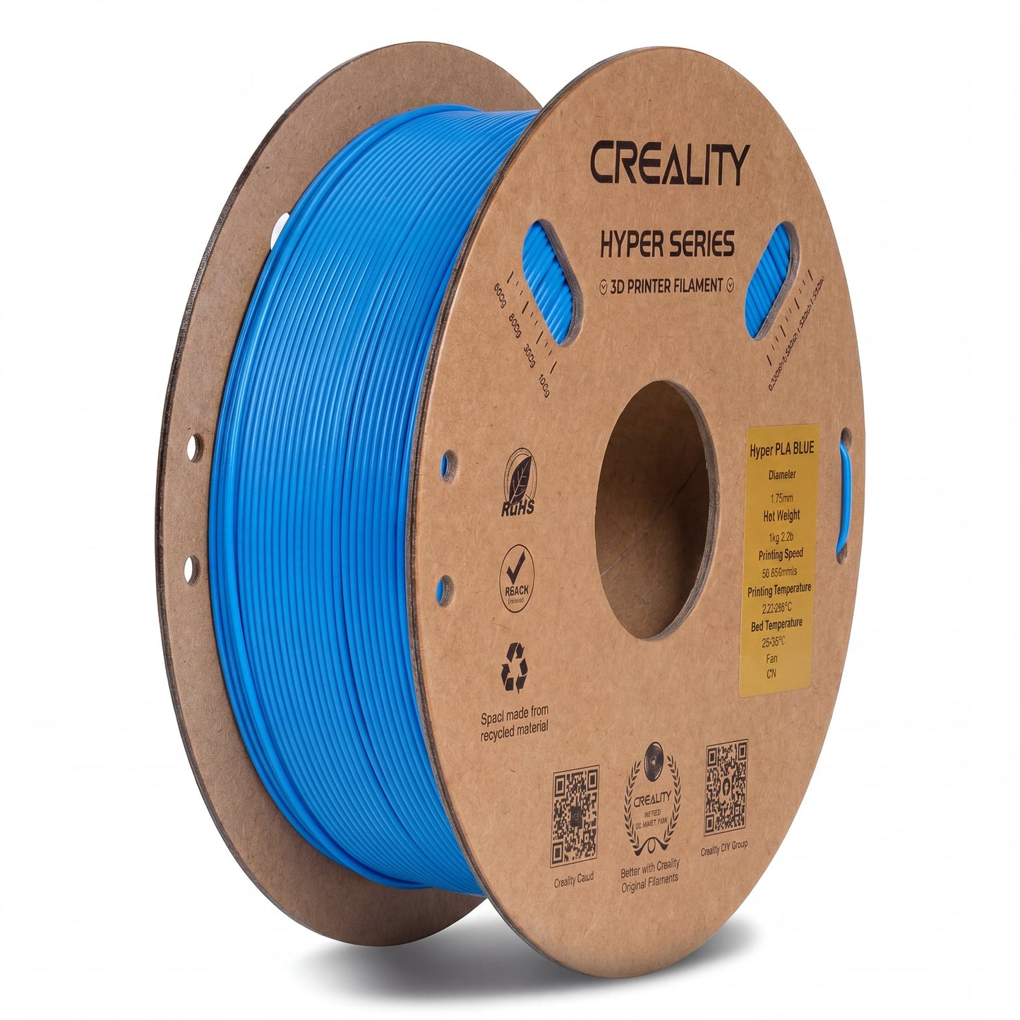 Creality Hyper PLA 3D Printer Filament High Precision - Blue