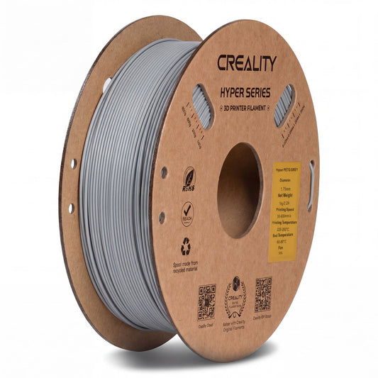 Creality Hyper PETG 3D Printer Filament Waterproof Quick Printing - Gray