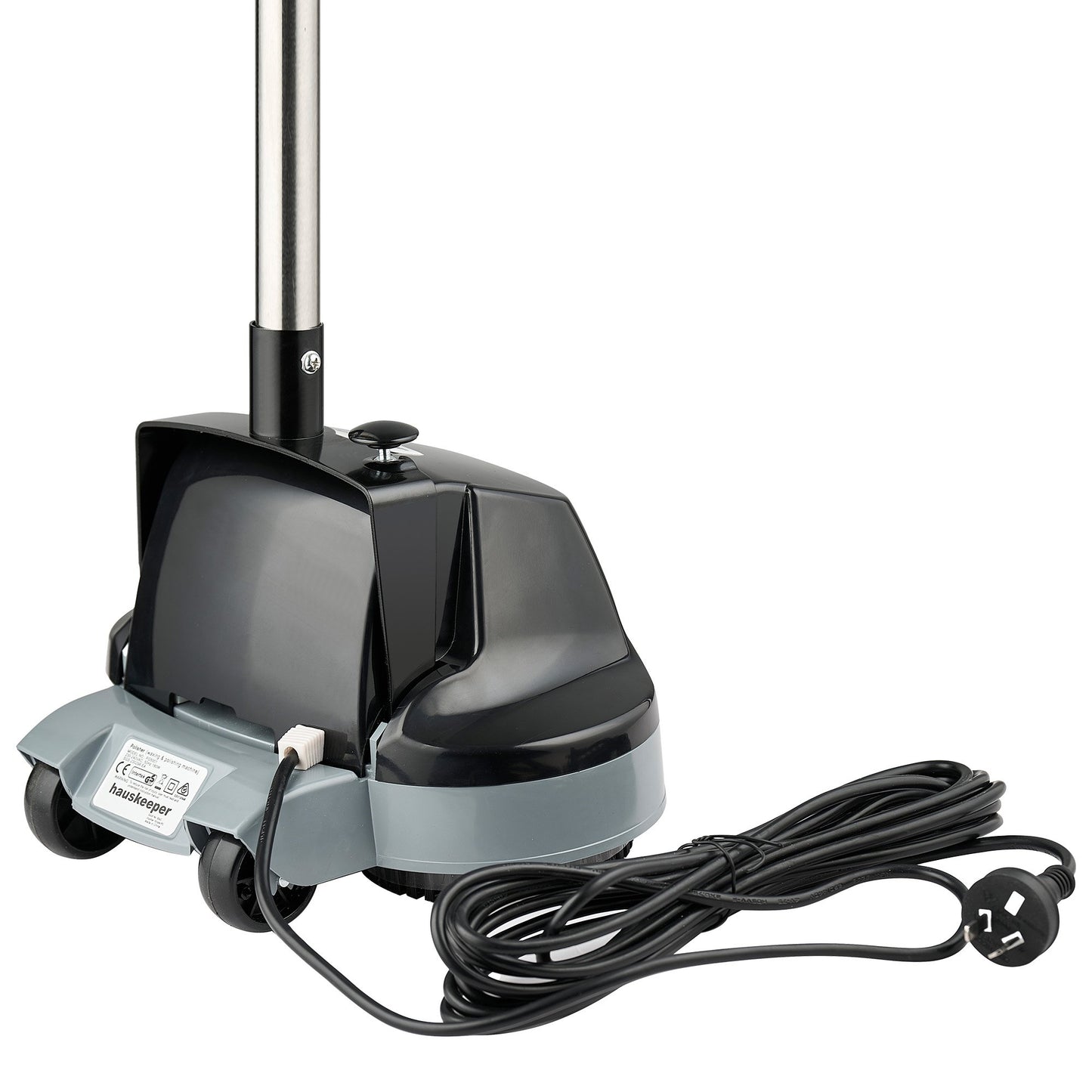 GEN2 Hauskeeper 5 in 1 Electric Floor Polisher 6M Power Cable Timber Hard Waxer Buffer Cleaner Black 240V