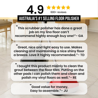 Hauskeeper Electric Floor Polisher Timber Hard Waxer Buffer Cleaner