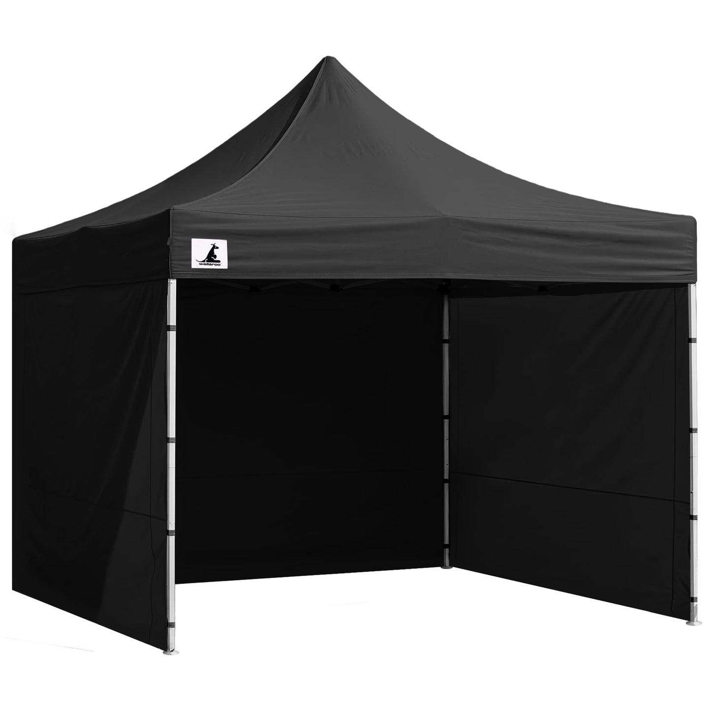 Wallaroo 3x3 PopUp Black Gazebo Marquee Outdoor Tent Weatherproof