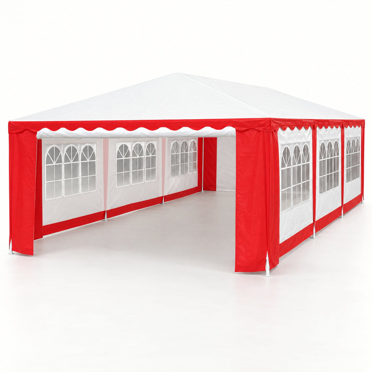 Wallaroo 4x8m Outdoor Event Wedding Marquee Tent Gazebo Canopy Red