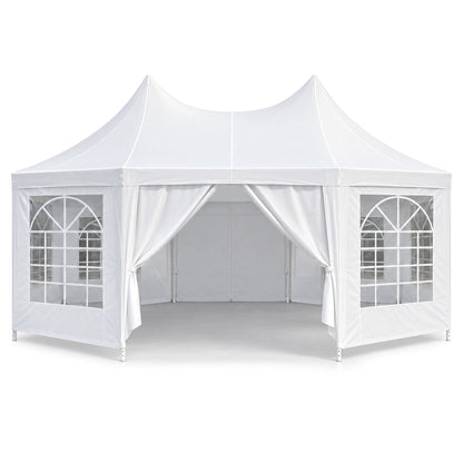 Wallaroo 6x4.5m Wedding Gazebo Marquee with Sidewalls