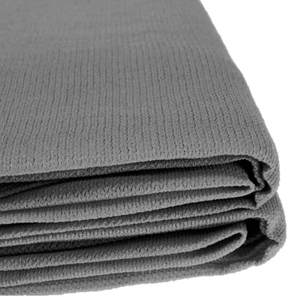 Wallaroo 280GSM Outdoor Sun Shade Sail Canopy Grey Triangle 3.6m x 3.6m x 3.6m