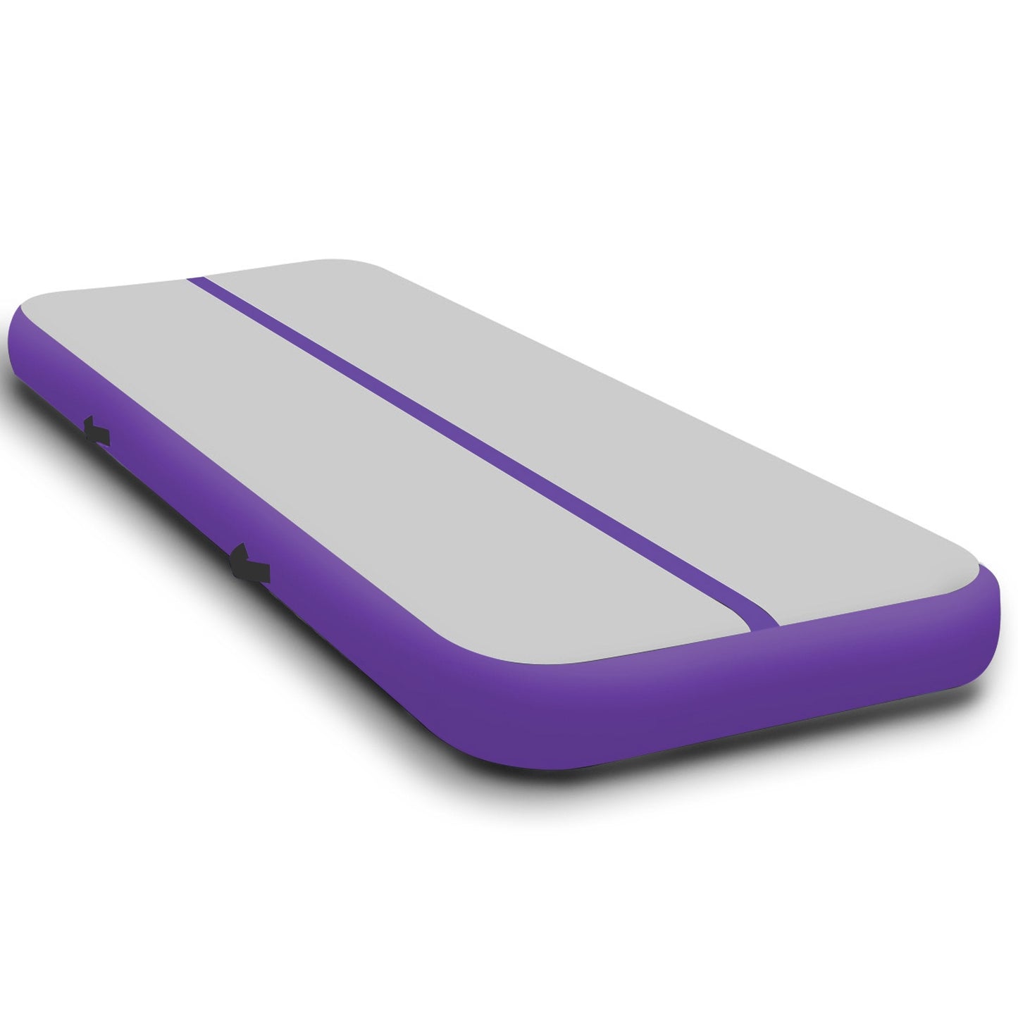 Powertrain Airtrack 20cm Thick 4m x 1m Inflatable Gymnastics Tumbling Mat Air Track - Purple