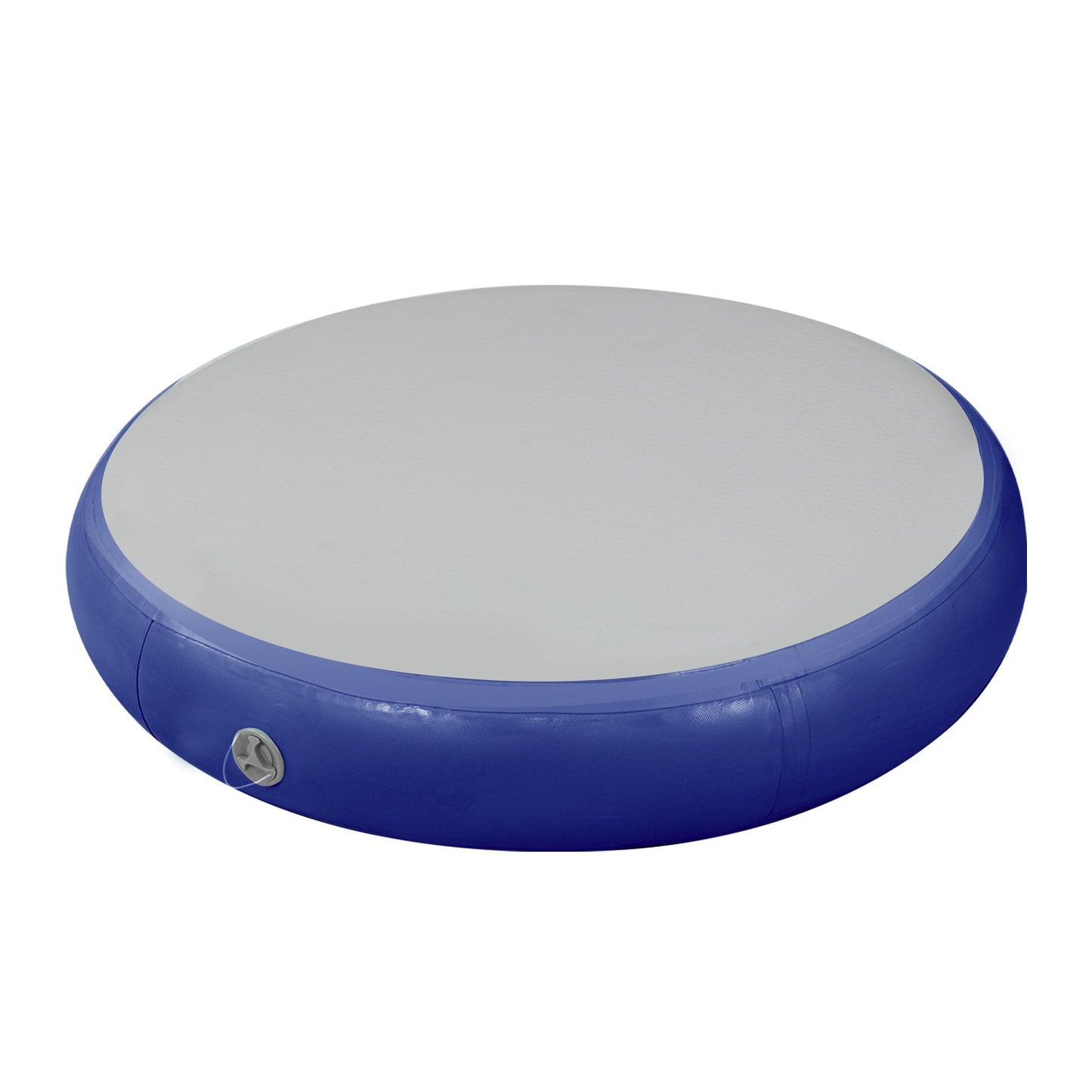 Powertrain 20cm Thick 1m Airtrack Spot Round Inflatable Gymnastics Tumbling Mat Air Track - Dark Blue