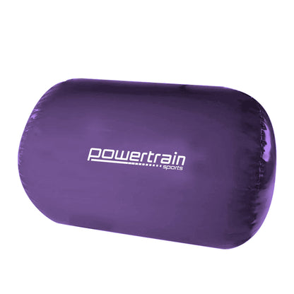 Powertrain Inflatable Air Barrel Exercise Roller 120cm x 75cm - Purple