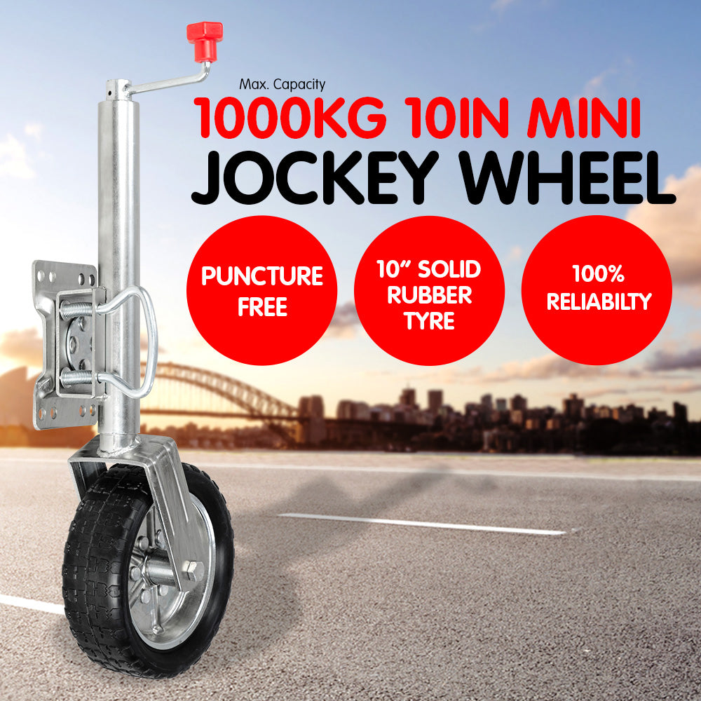Rigg Swing 10in Jockey Wheel for Trailer Boat Caravan Camper