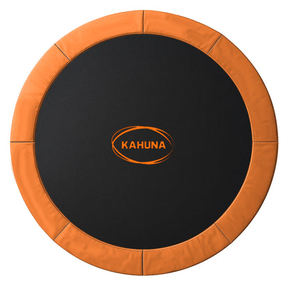 Kahuna 8ft Replacement Trampoline Safety Pad Cover and Jumping Spring Mat - Orange