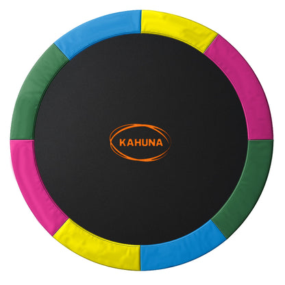 Kahuna 6ft Trampoline Replacememnt Safety Pad Cover and Spring Jumping Bounce Mat Rainbow