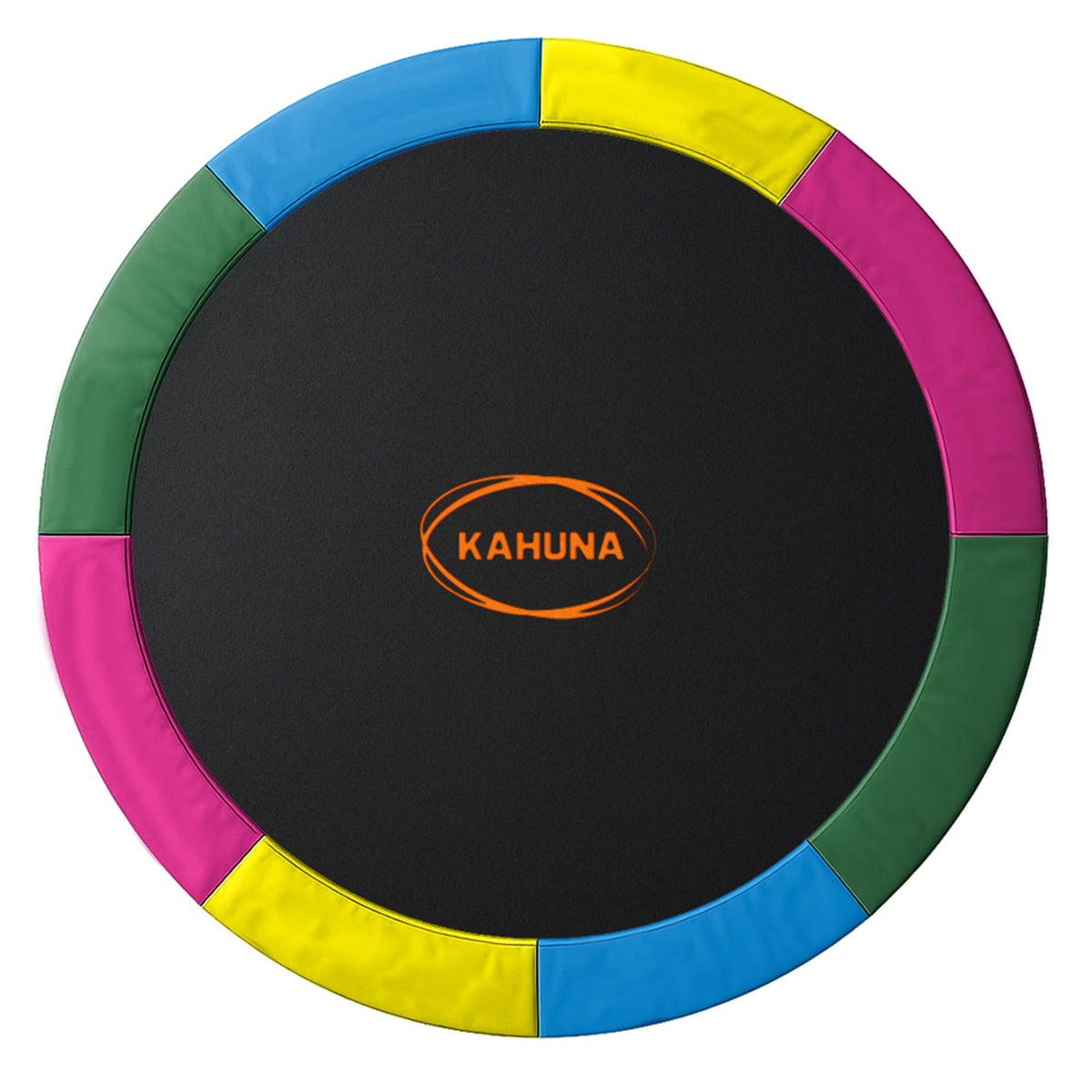 Kahuna 14ft Replacement Trampoline Safety Pad Cover and Jumping Spring Mat - Rainbow