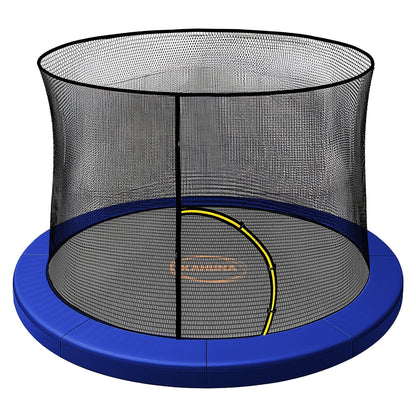 Kahuna 10ft Trampoline Pad and Net in Blue