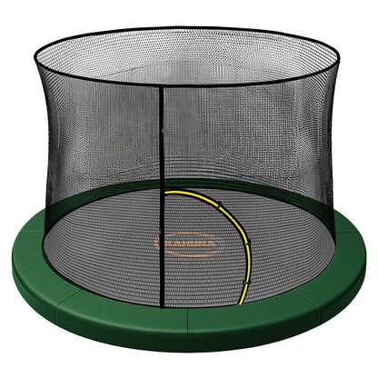 Kahuna 16ft Trampoline Pad and Net in Green
