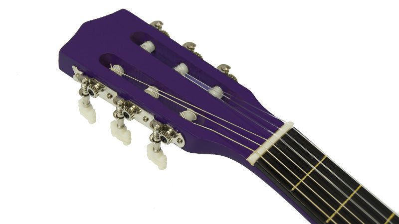 Karrera 34in Acoustic Childrens Wooden Guitar - Purple