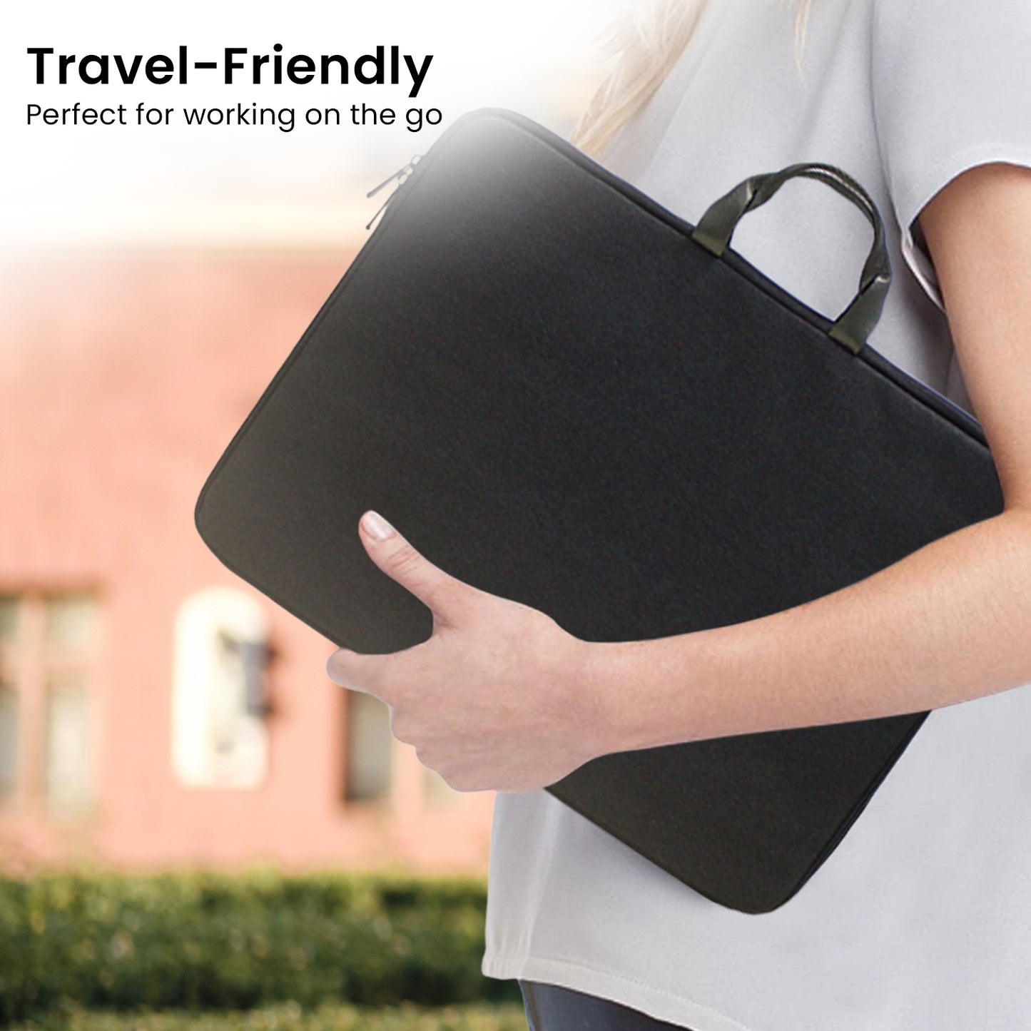 Water-Resistant Laptop Sleeve Bag for 13.3” Laptops