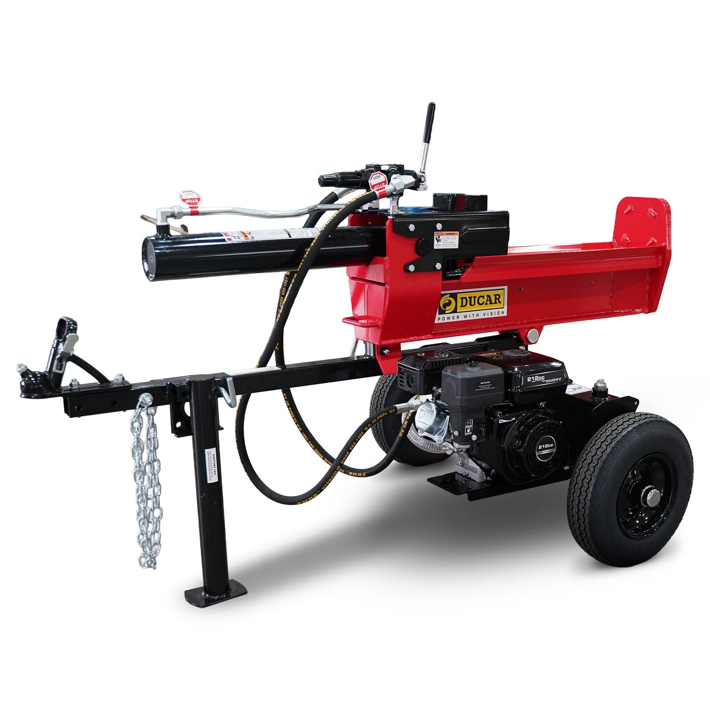 Ducar 32T Petrol Log Splitter with 212cc OHV Engine 8.5s Cycle Time