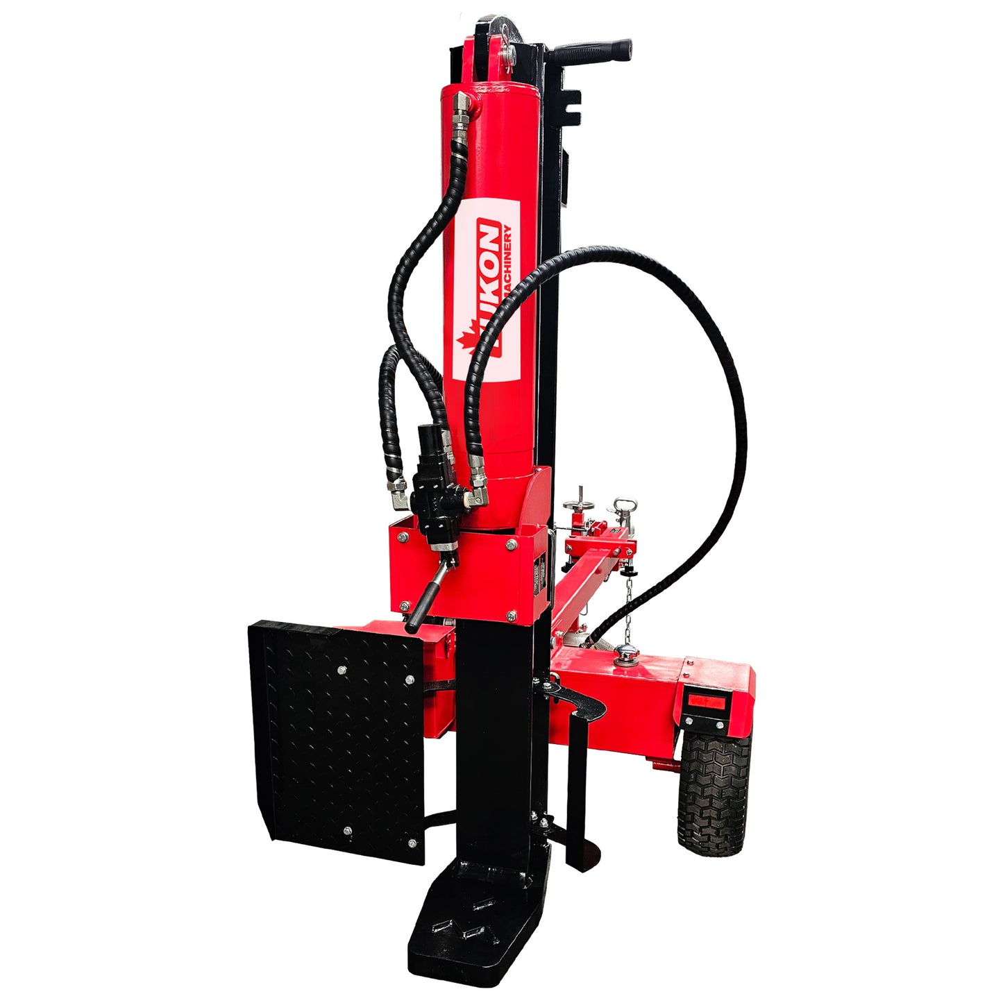 Yukon 75 Tonne Hydraulic Petrol 420cc Log Splitter Electric Key Start Vertical and Horizontal