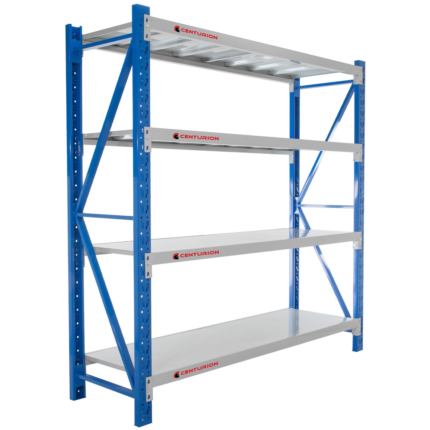 Centurion Standard 1 Bay Heavy-Duty All Steel Shelving 2.4m 400kg Rack