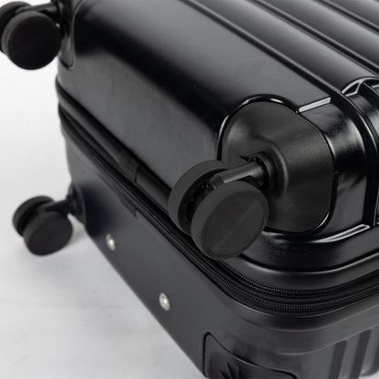 Olympus 3PC Noctis Luggage Set Hard Shell ABS+PC - Stygian Black