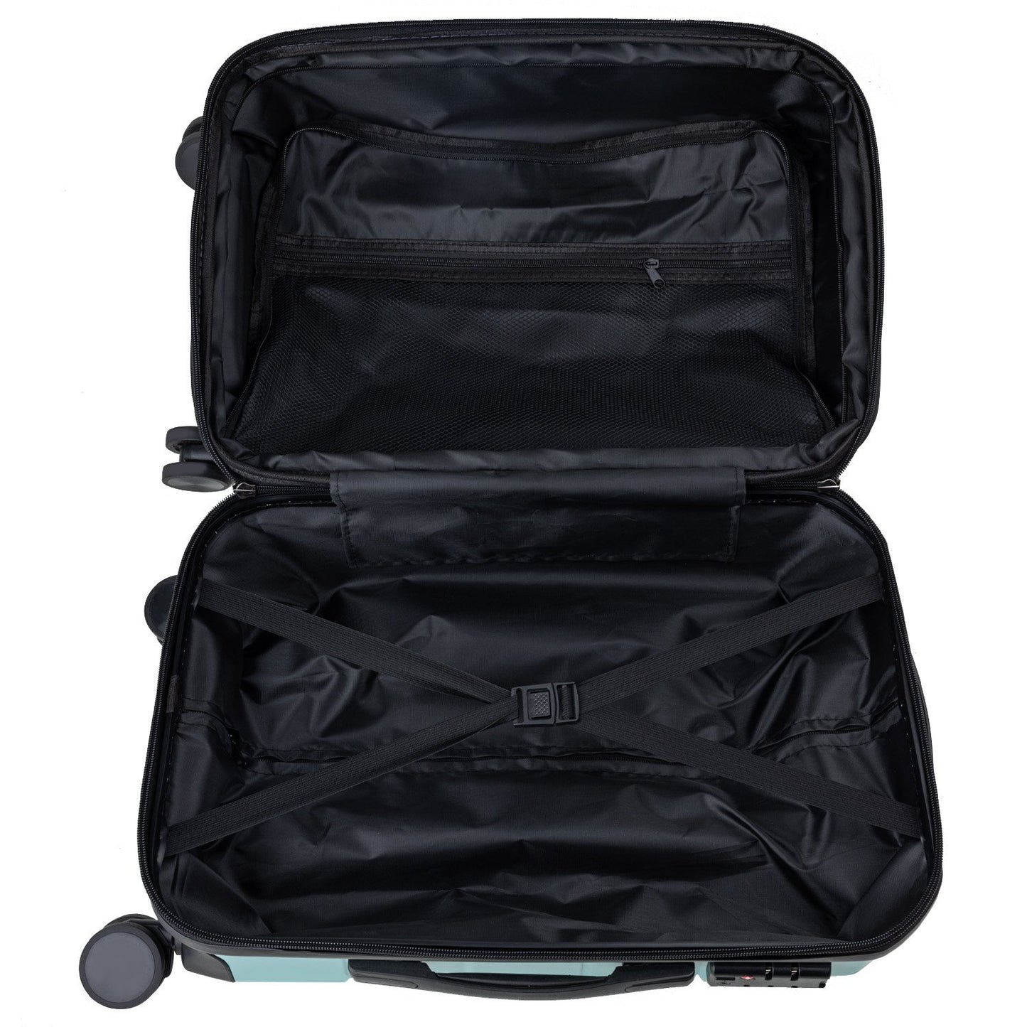 Olympus 3PC Noctis Luggage Set Hard Shell ABS+PC - Stygian Black