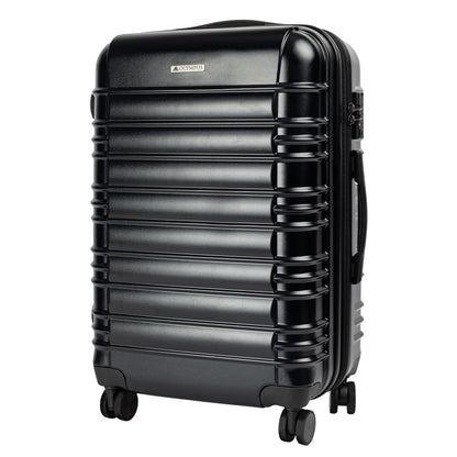 Olympus 3PC Noctis Luggage Set Hard Shell ABS+PC - Stygian Black