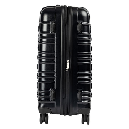 Olympus 3PC Noctis Luggage Set Hard Shell ABS+PC - Stygian Black