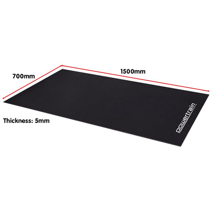 Powertrain 1.5m Exercise Treadmill Equipment Mat Floor Protection Home Gym