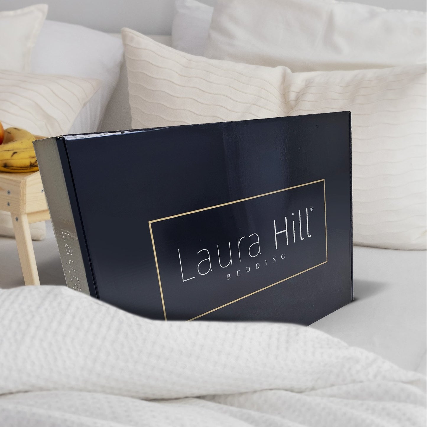 Laura Hill 600GSM Double-Sided Queen Size Faux Mink Blanket - Green