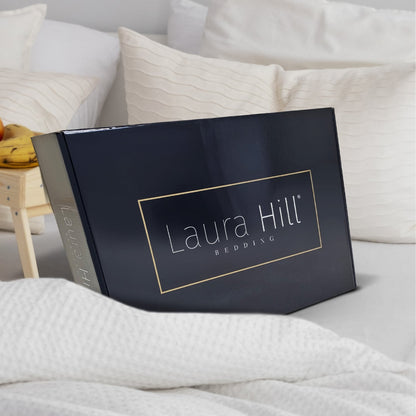 Laura Hill 600-GSM Mink Blanket Queen Size Double-Sided Soft Plush Bed Faux Throw Rug Wine Purple