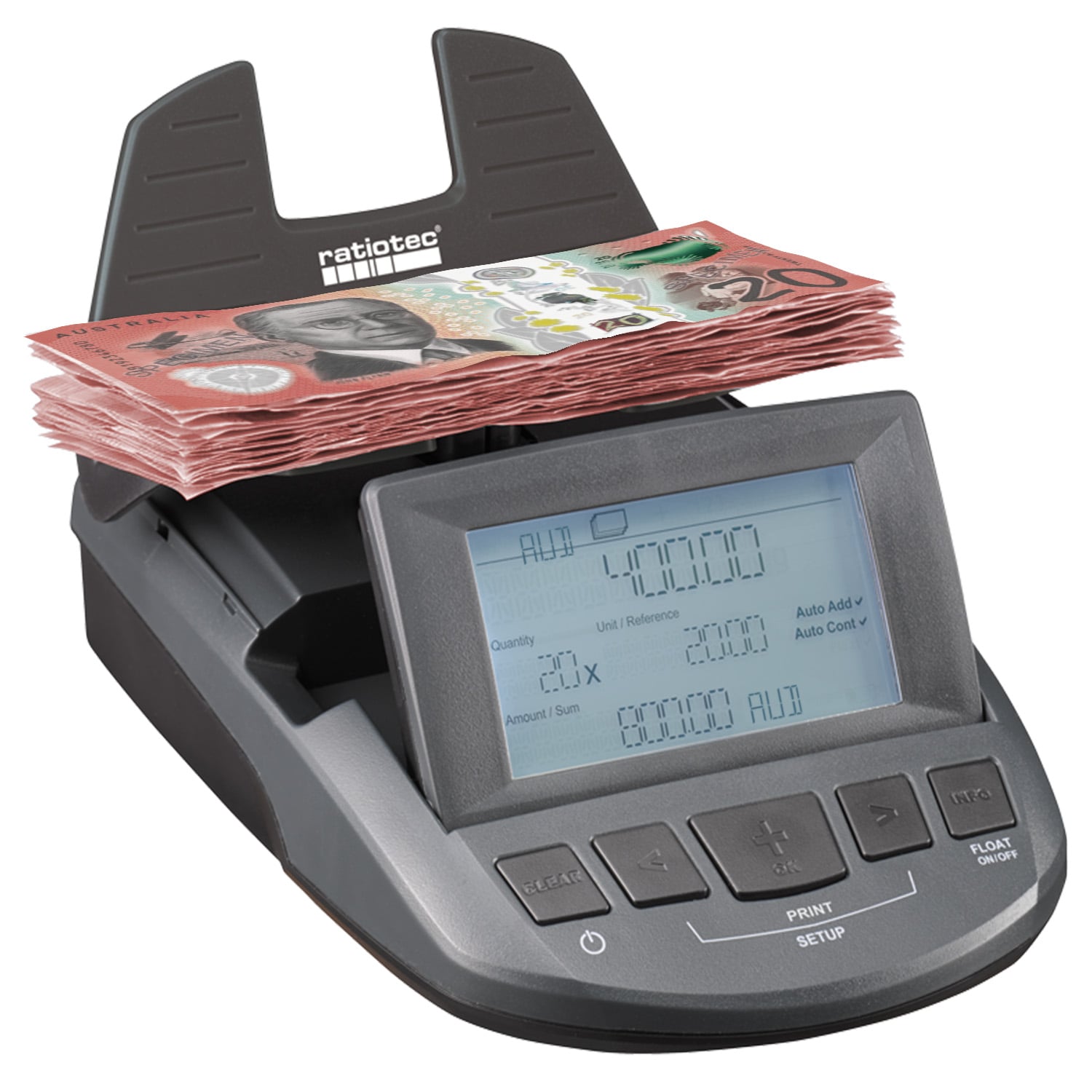Note And Coin Counter Digital Electronic Money Note Coin Counter Scales – GoStore Australia