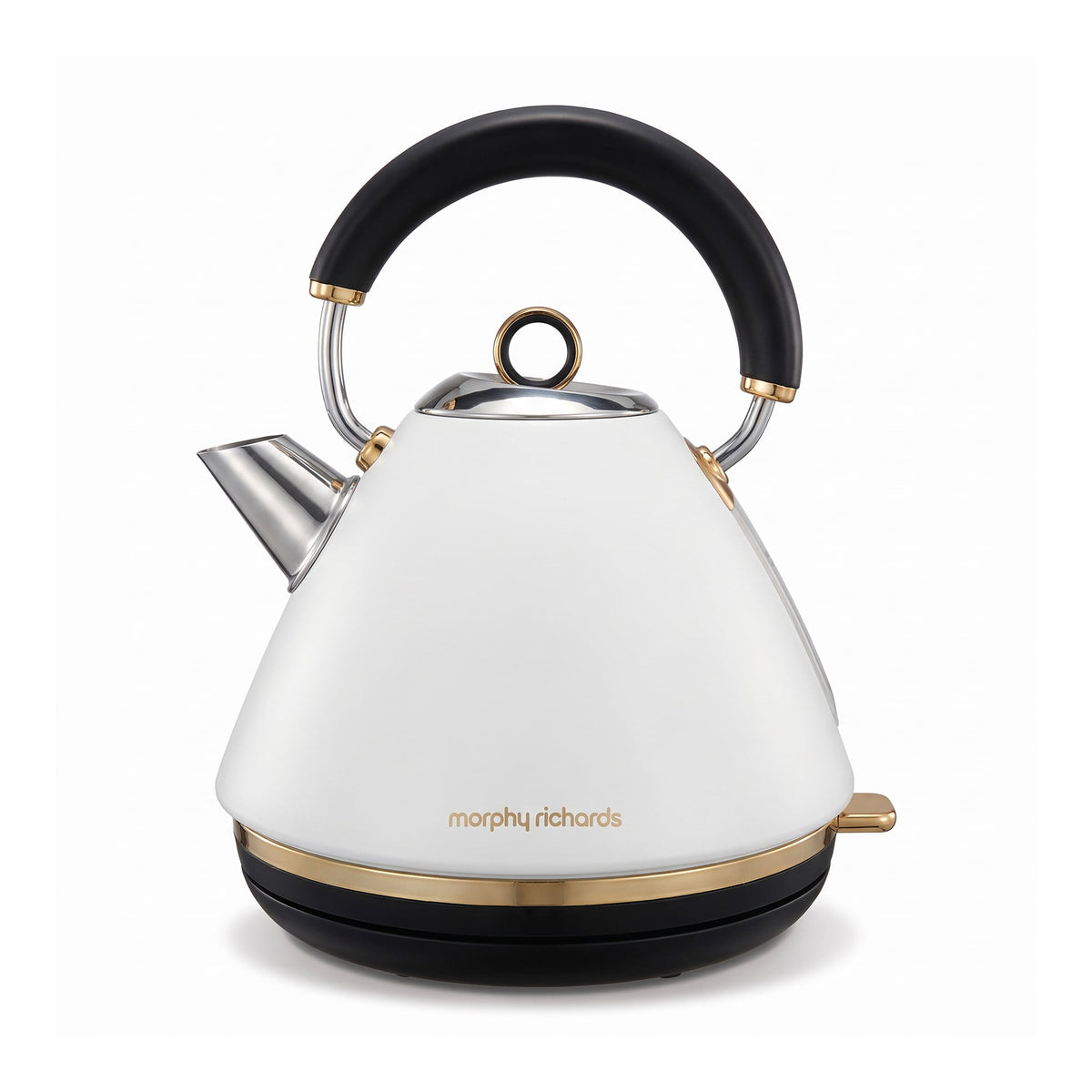 Morphy Richards Ascend Kettle and Toaster Set White Soft Gold 1.5L Jug Kettle 4 Slice Toaster Breakfast Pack