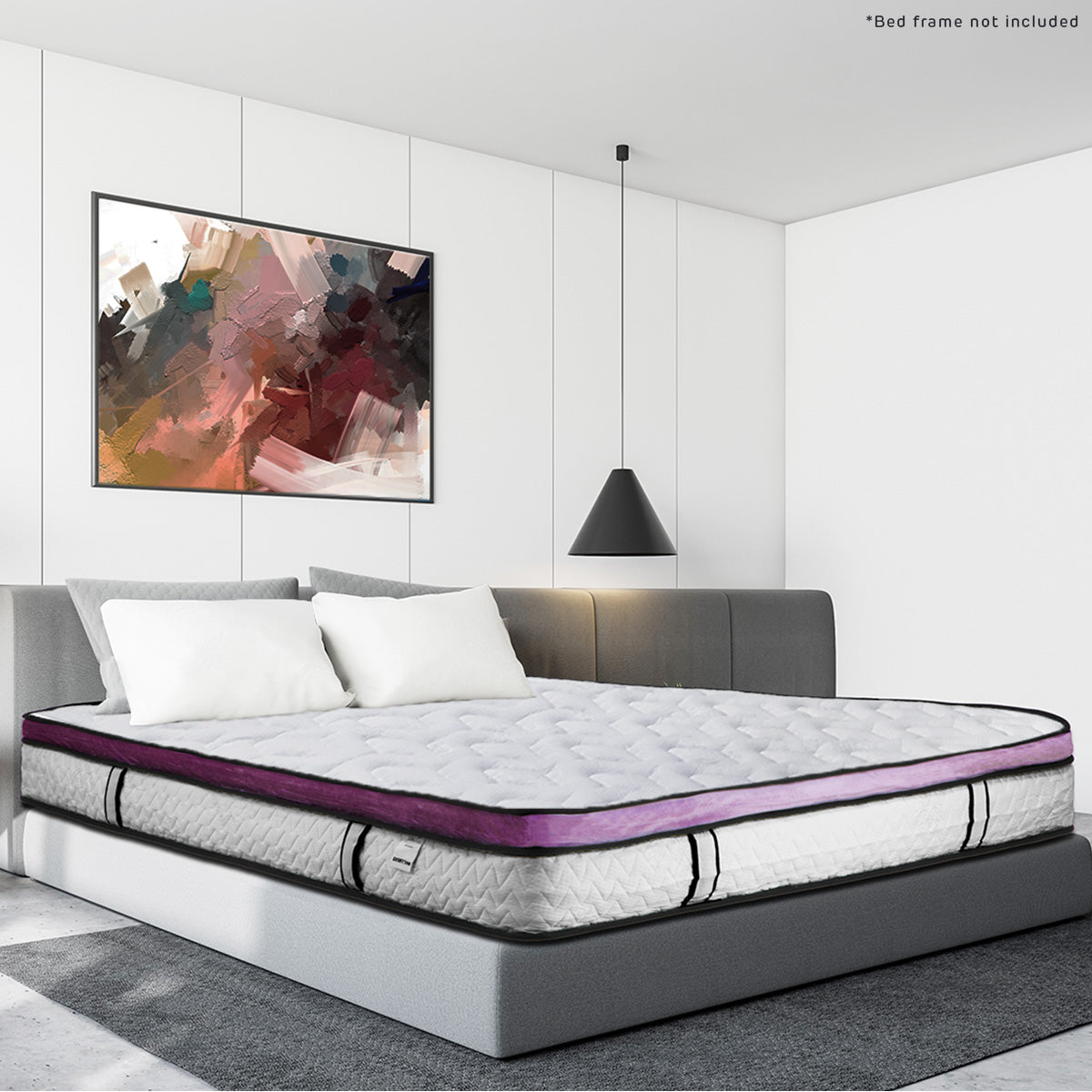 Laura Hill Euro Top Spring Pocket Mattress Queen - 30cm