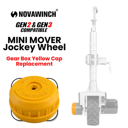 Mini Mover Gear Box Yellow Cap Replacement Cover for Gen 2  & Gen 3 Jockey Wheel