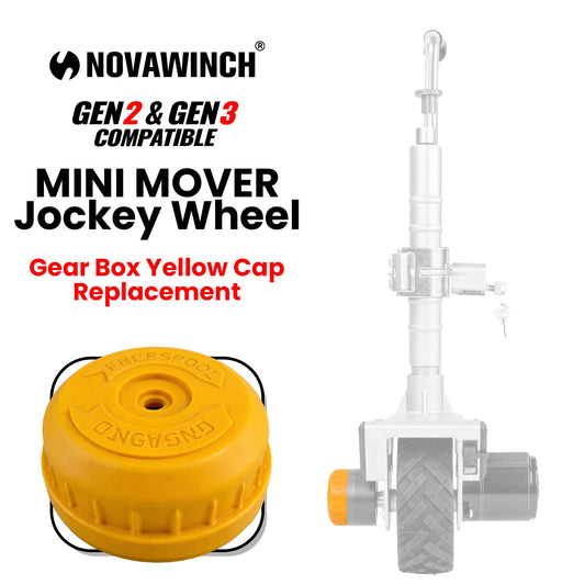 Mini Mover Gear Box Yellow Cap Replacement Cover for Gen 2  & Gen 3 Jockey Wheel