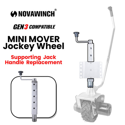 Mini Mover Supporting Jack Handle Replacement for Gen 3 Caravan Jockey Wheel