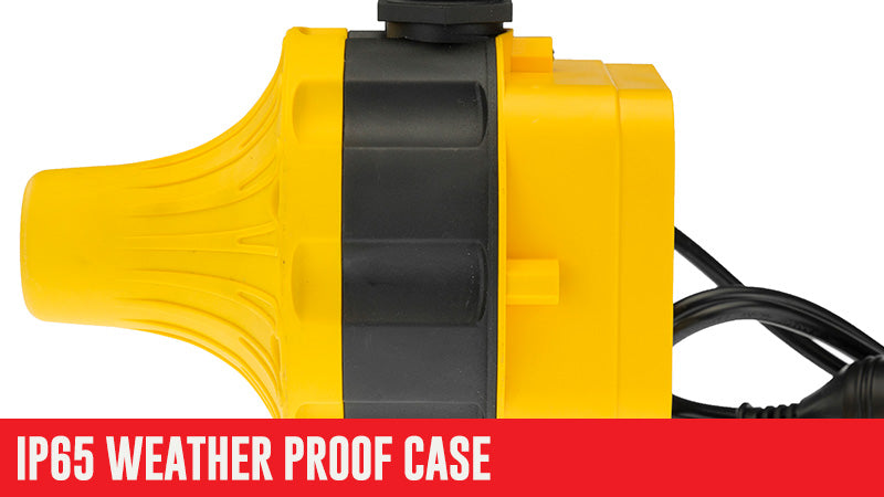 Automatic Water Pump Pressure Controller Switch - Yellow