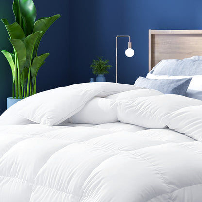 Laura Hill 500GSM Duck Down Feather Quilt Comforter Doona - Queen